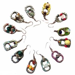 Handmade Pop Top Soda Tab Earrings❣️